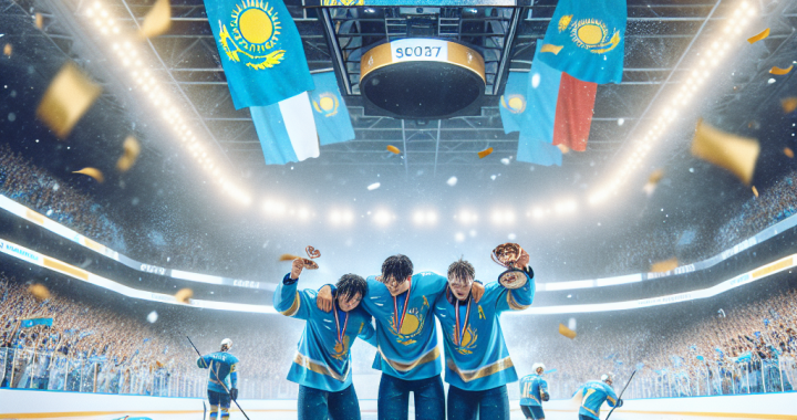 Сборная Казахстана по хоккею выиграла бронзу домашнего чемпионата Азии